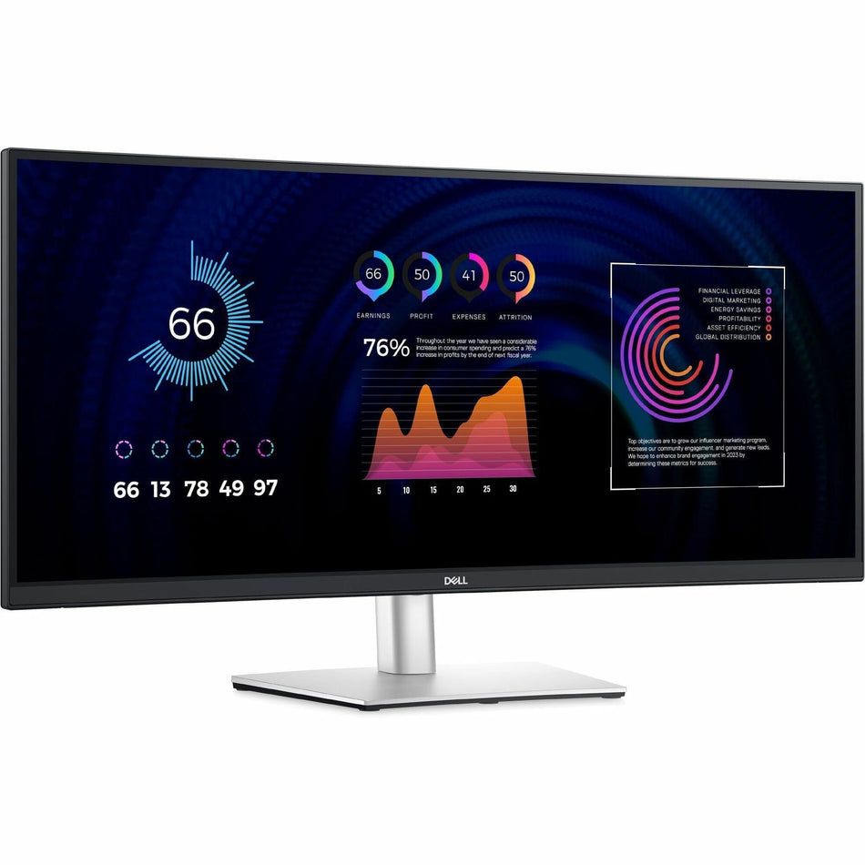 Dell P3424WE 34" Class UW-QHD Curved Screen LED Monitor - 21:9 - DELL-P3424WE