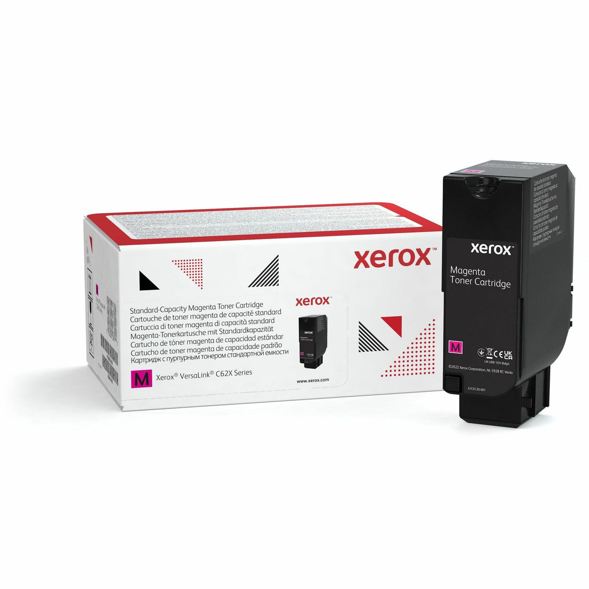 Xerox Genuine Xerox&reg; VersaLink&reg; C620 Color Printer, C625 Color Multifunction Printer Magenta Standard capacity Toner Cartridge (6000 Pages) - 006R04618 - 006R04618