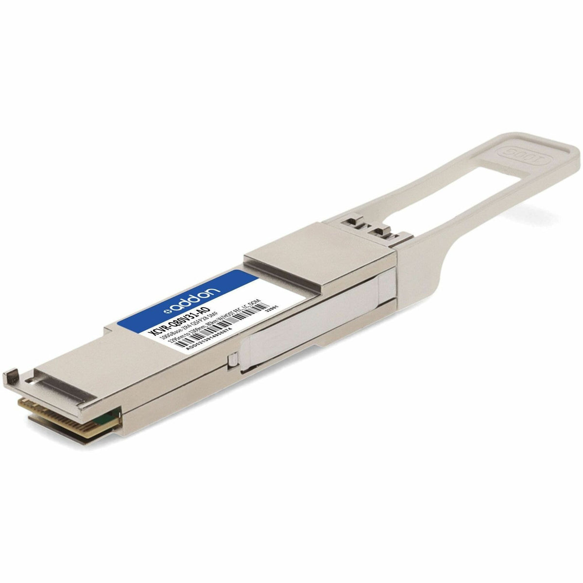 AddOn Ciena&reg; XCVR-Q80V31 Compatible TAA 100GBase-ZR4 QSFP28 Transceiver (SMF, 1295nm to 1309nm, 80km, LC, DOM) - XCVR-Q80V31-AO