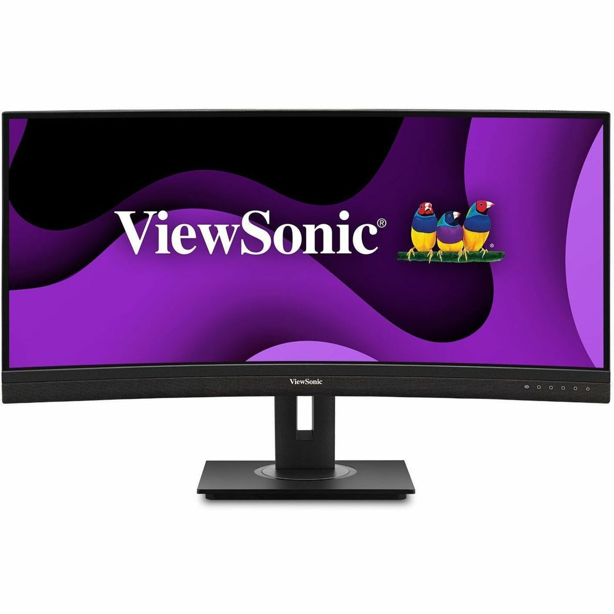 ViewSonic Ergonomic VG3456C - 34" 21:9 Curved 1440p IPS Monitor with Built-In Docking, 100W USB-C, RJ45 - 400 cd/m&#178; - VG3456C