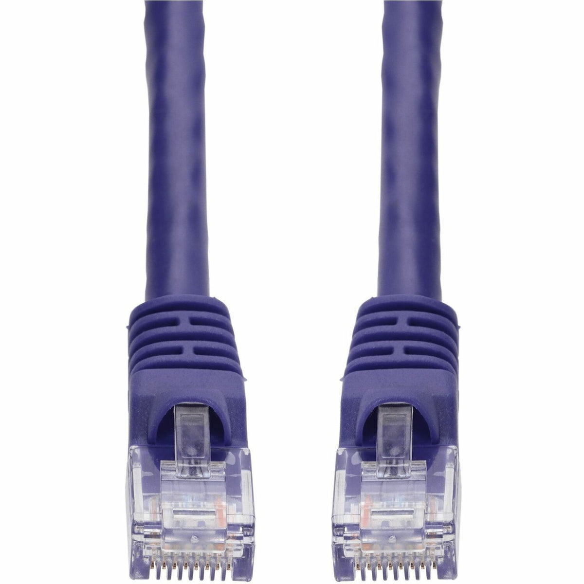 AddOn 14ft Purple CAT 6A PVC Ethernet Cable Snagless Bubble Boot RJ-45 M/M - ADD-14FCAT6A-PE