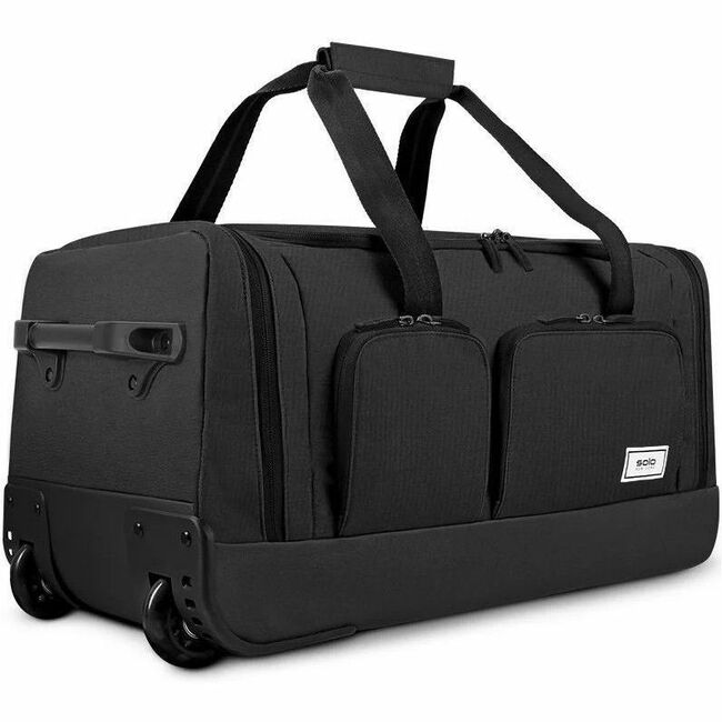 Solo Leroy Travel/Luggage Case (Rolling Duffel) Travel - Recycled Black - UBN980-4