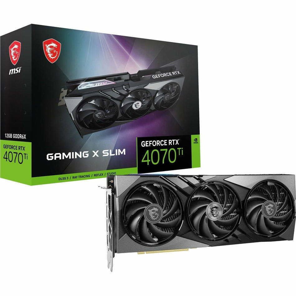 MSI NVIDIA GeForce RTX 4070 Ti Graphic Card - 12 GB GDDR6X - G407TGXS12