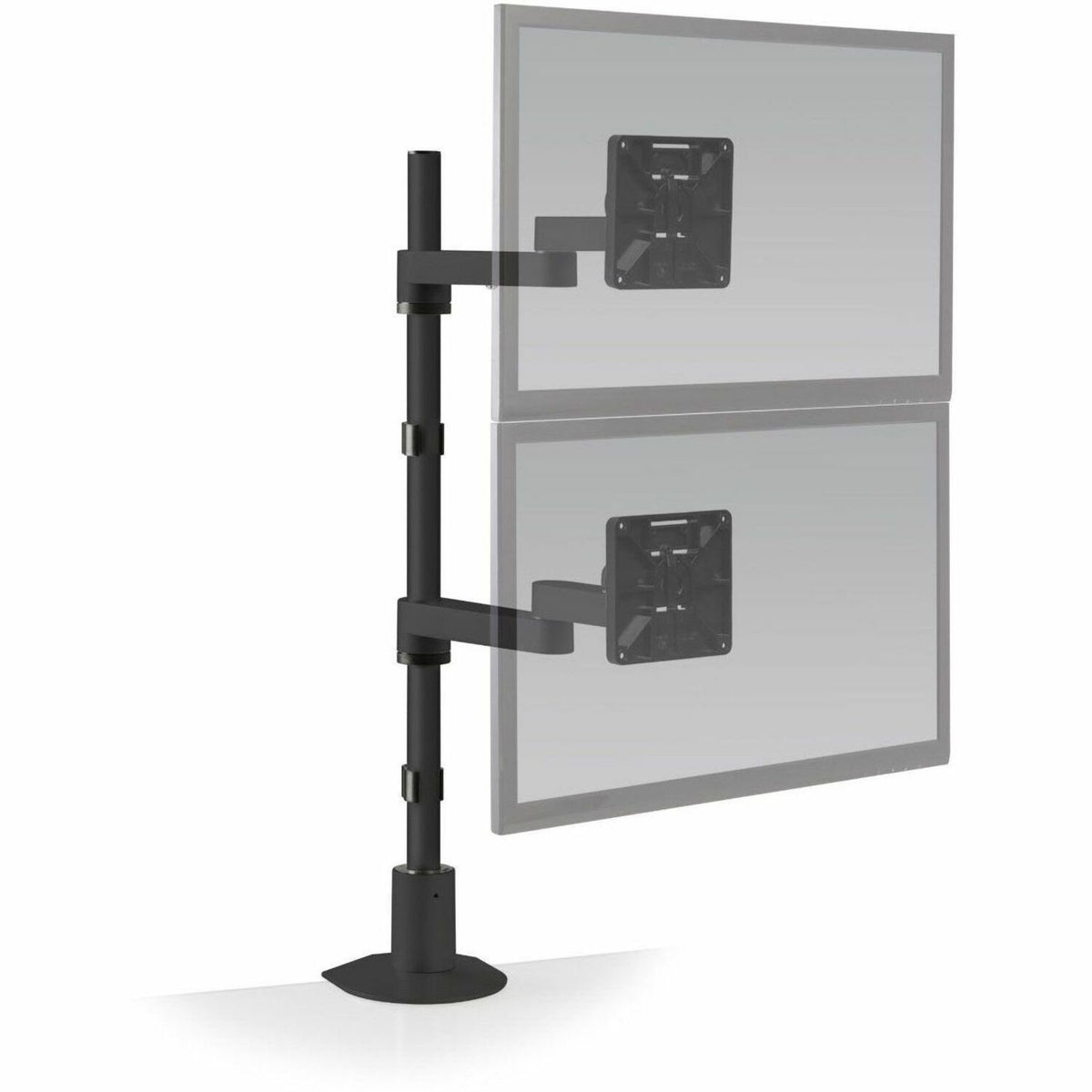 HAT Design Works Pole Mount for Monitor, Flat Panel Display, Touchscreen Monitor - Landscape/Portrait - 9112-D-28-FM-104
