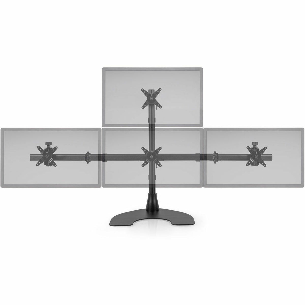 HAT Design Works 100-D28-B13 - 100 Series One Over Three Desk Stand - 100-D28-B13