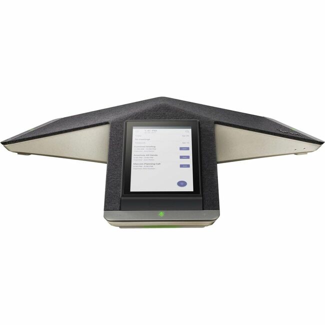 Poly Trio C60 IP Conference Station - Corded/Cordless - Wi-Fi, Bluetooth - Tabletop - Black - TAA Compliant - 84C21AA#ABA