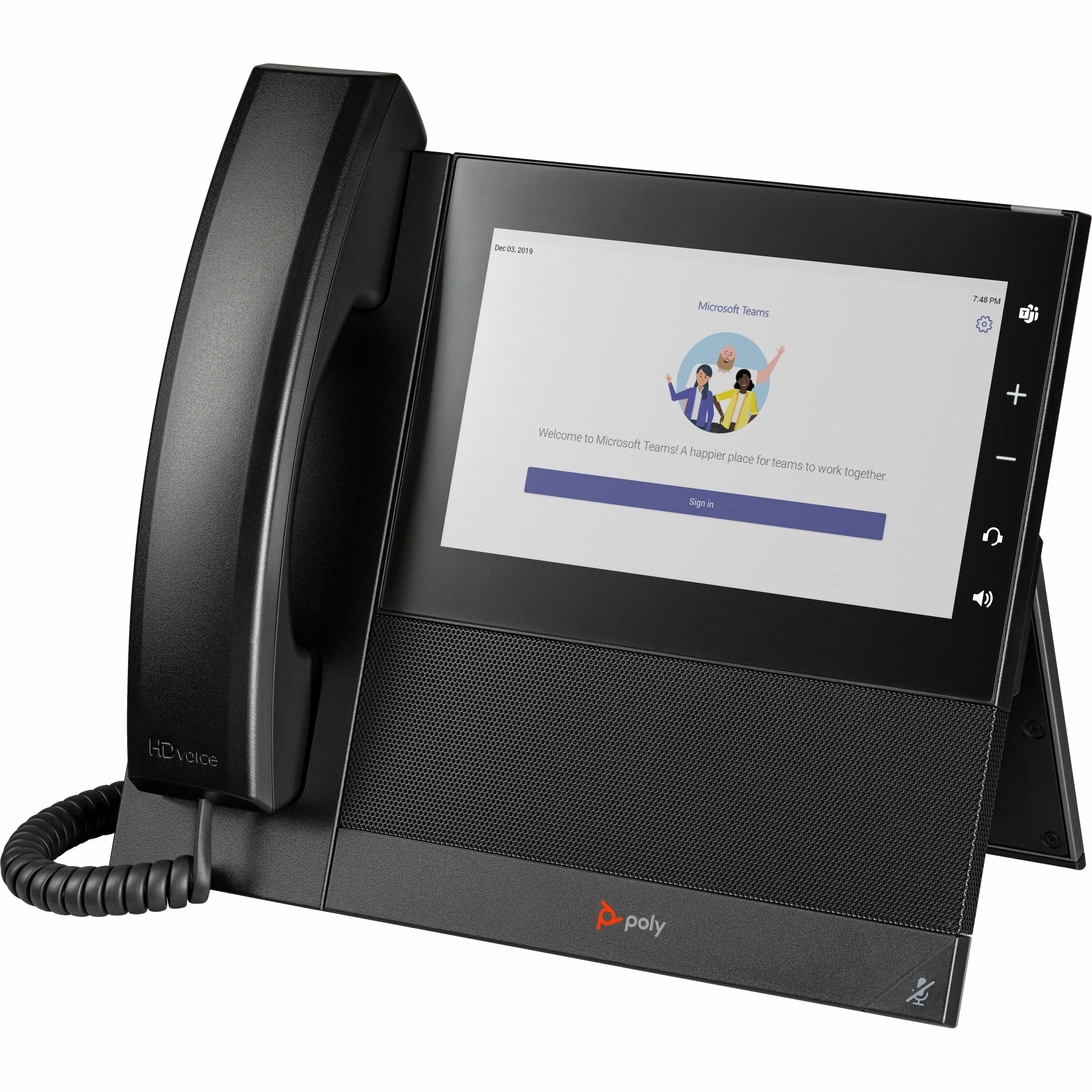 Poly CCX 600 Business Media Phone for Microsoft Teams and PoE-enabled GSA/TAA - 849A8AA#ABA