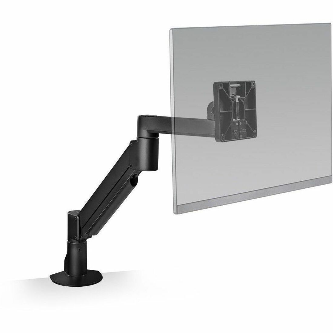 HAT Design Works 7000-500-104 Mounting Arm for Monitor - Vista Black - Landscape/Portrait - 7000-500-104