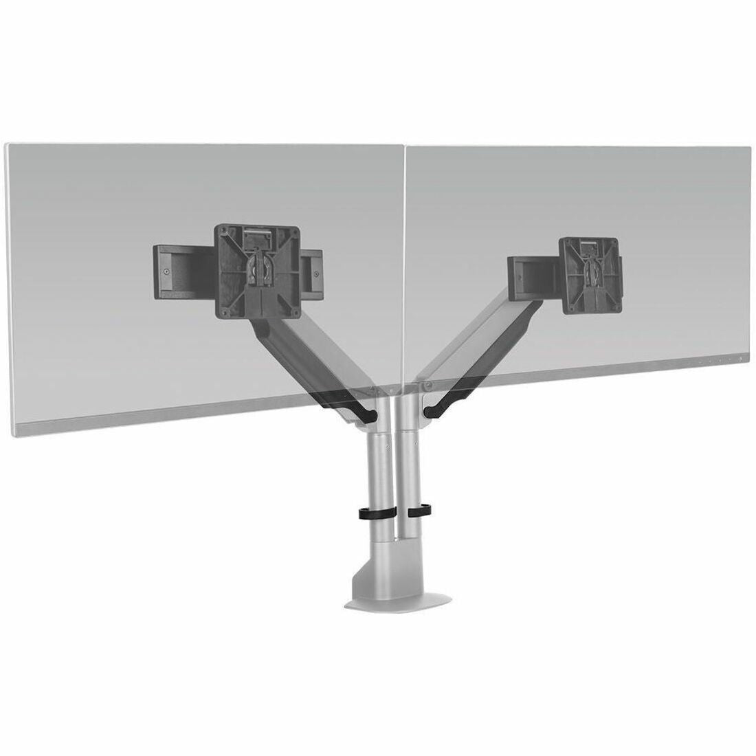 HAT Design Works E2-2-124 Mounting Arm for Monitor, Display Screen - Silver - Landscape/Portrait - E2-2-124