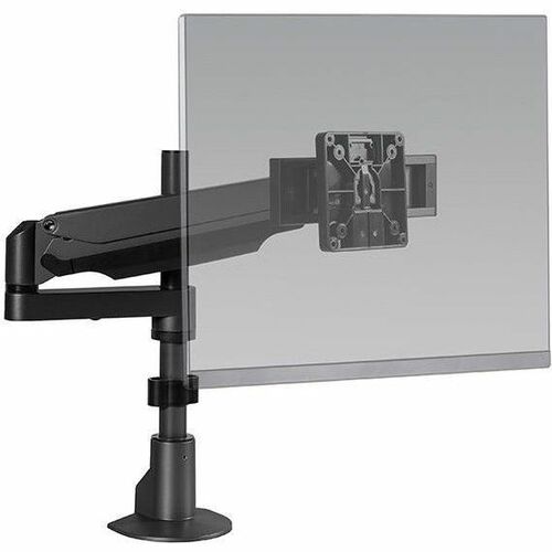 HAT Design Works E2 Connex Mounting Arm for Monitor, Curved Screen Display, Flat Panel Display - Black - TAA Compliant - E2-01-SD-104