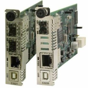 10/100/1000Base-T RJ-45 [100 m] to 2 100/1000Base-X SFP Slots empty - C3221-1040