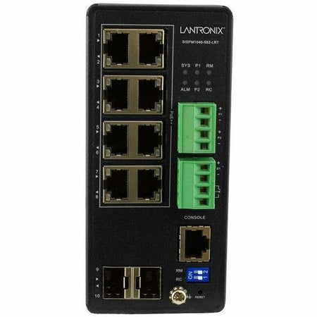 Lantronix Managed Hardened Gigabit Ethernet PoE++ Switch - SISPM1040-582-LRT