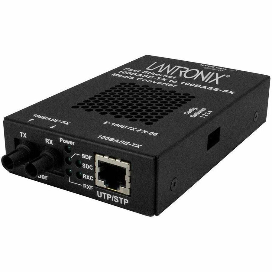 Lantronix E-100BTX-FX-06 Transceiver/Media Converter - E-100BTX-FX-06-NA