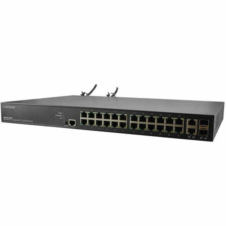 Lantronix SM24TBT2DPB Ethernet Switch - SM24TBT2DPB-NA