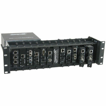 Transition Networks 12-Slot Media Converter Rack - E-MCR-05-NA