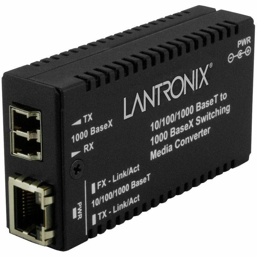 Lantronix M/GE-PSW-SX-01(LC) Transceiver/Media Converter - M/GE-PSW-SX-01(LC)-NA