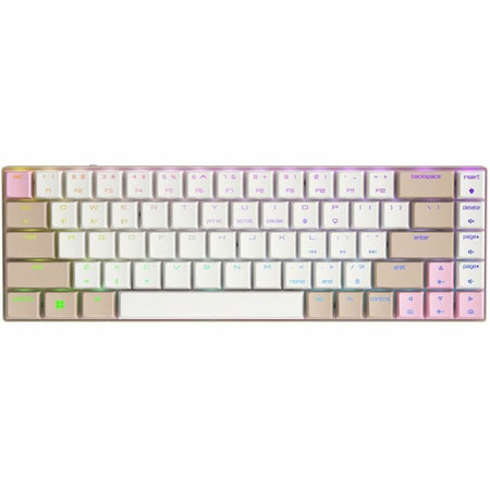 CHERRY MX-LP 2.1, WIRELESS, Bluetooth, MX LOW PROFILE SPEED RGB SWITCH, Khaki, For Office and Gaming - G80-3860LVAUS-17