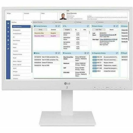 LG 24CR671NK-6P All-in-One Thin Client - Intel Pentium N6005 Quad-core (4 Core) 2 GHz - White - 24CR671NK6P