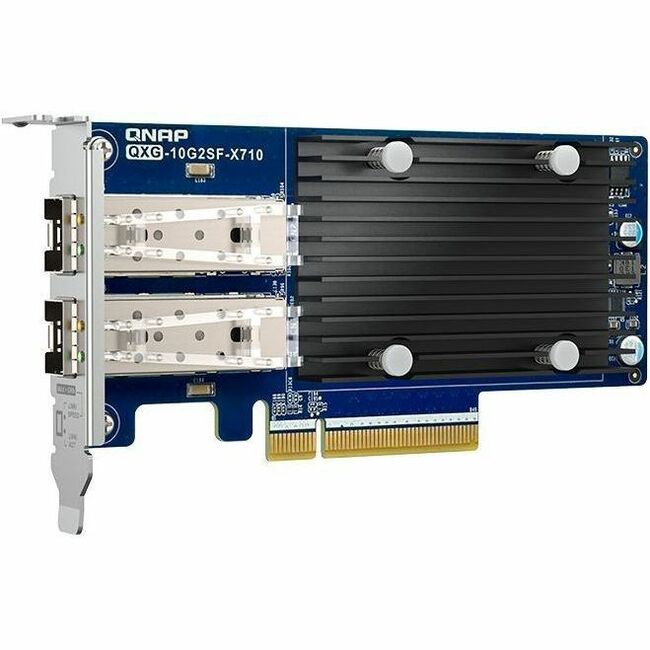 QNAP QXG-10G2SF-X710 Dual-port, 10 GbE Network Expansion Card - QXG-10G2SF-X710