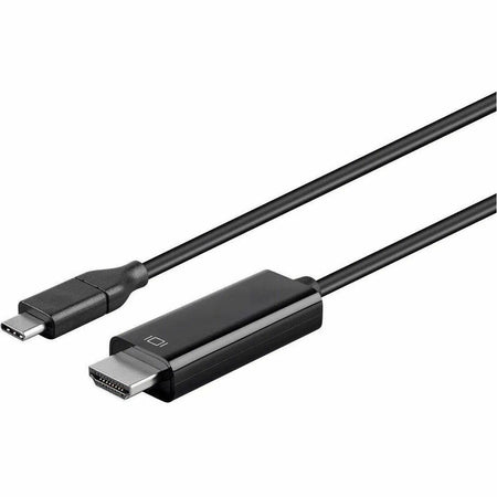Monoprice USB Type C to HDMI 3.1 Cable - 5Gbps, 4K@30Hz, Black, 9ft - 36085