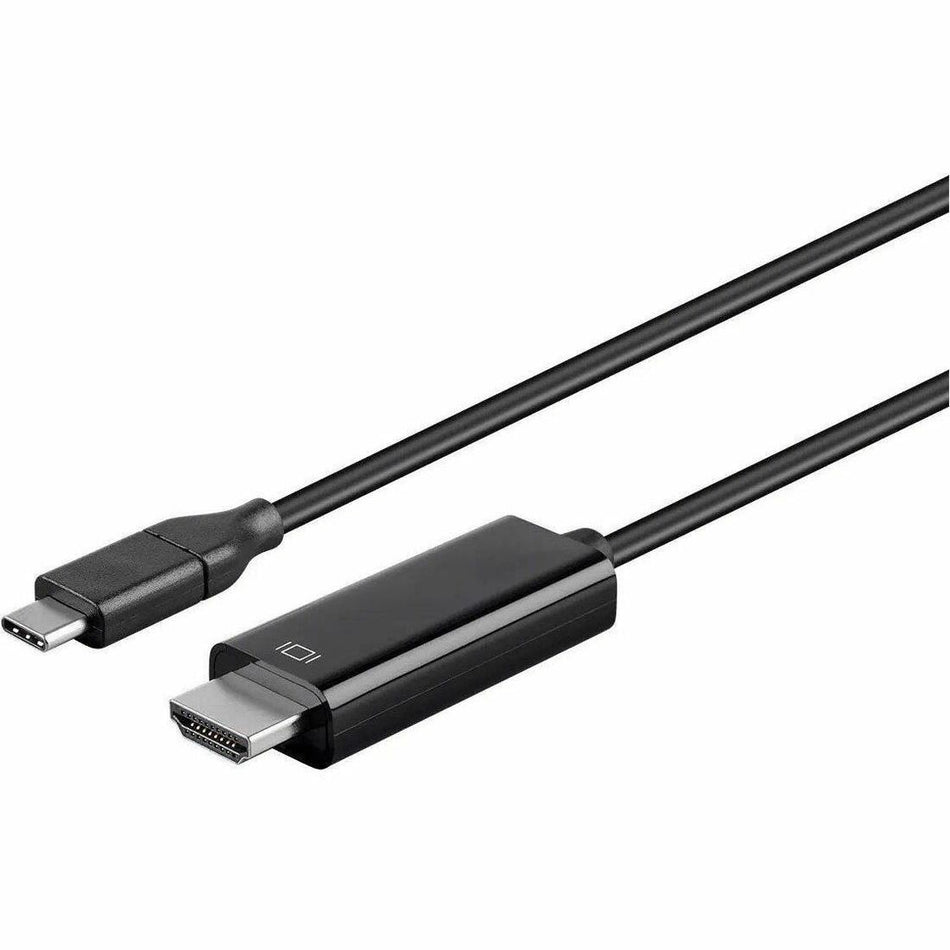 Monoprice USB Type C to HDMI 3.1 Cable - 5Gbps, 4K@30Hz, Black, 9ft - 36085