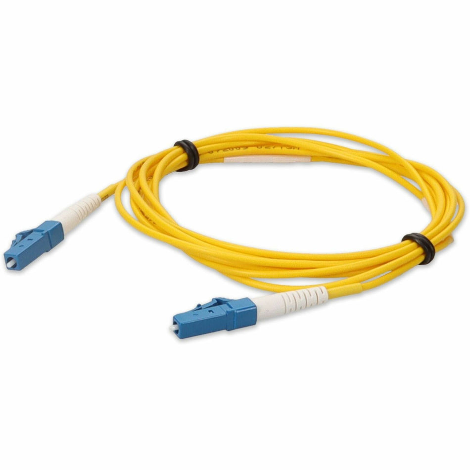 AddOn 3m LC to LC Yellow OS2 Simplex Microboot, Snagless OFNR (Riser-Rated) SMF Fiber Patch Cable - ADD-LC-LC-MB3MS9SMF
