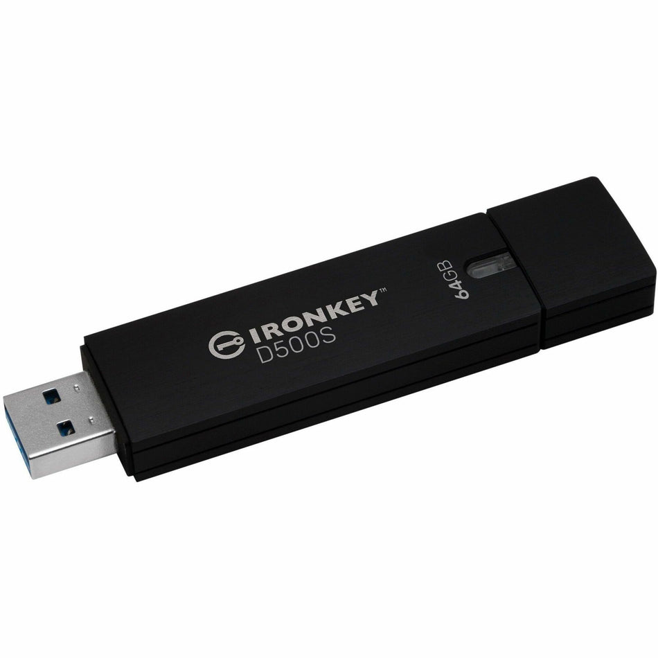 IronKey D500S 64GB USB 3.2 (Gen 1) Type A Flash Drive - IKD500S/64GB