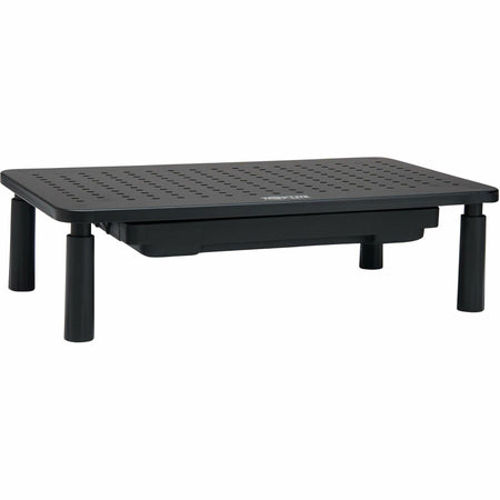 Eaton Tripp Lite Series Monitor Riser for Desk, 15 x 9 in. - Height Adjustable, Storage Drawer, Metal, Black - MR159D