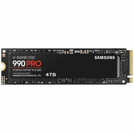 Samsung 990 PRO 4 TB Solid State Drive - M.2 2280 Internal - PCI Express NVMe (PCI Express 4.0 x4) - MZ-V9P4T0B/AM