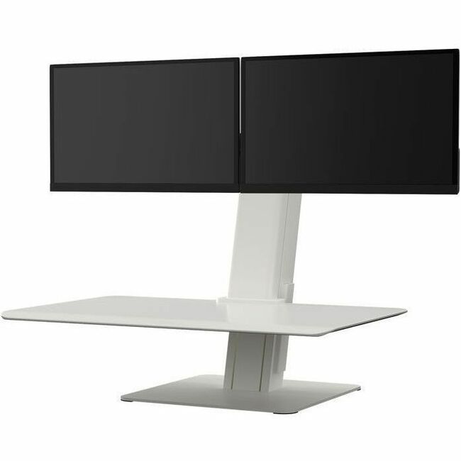Humanscale QuickStand Eco, Single Monitor, White - QSE2DMW