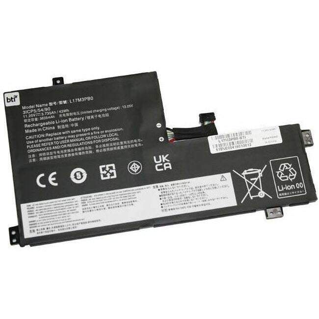 BTI L17M3PB0 Battery - L17M3PB0-BTI