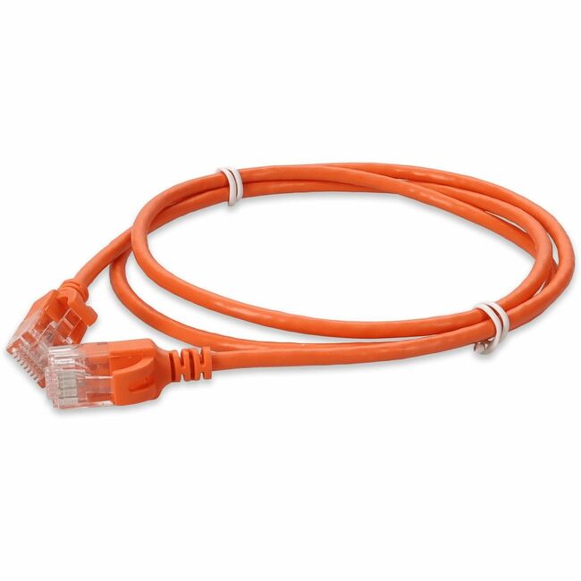 AddOn Cat6a Slim UTP Patch Network Cable - ADD-1FSLCAT6A-OE