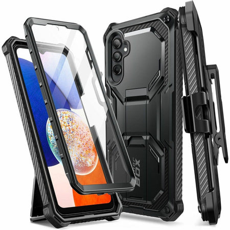i-Blason Armorbox Carrying Case (Holster) Samsung Galaxy A14, Galaxy A14 5G Smartphone - Black - A14-ARMOR-BLACK