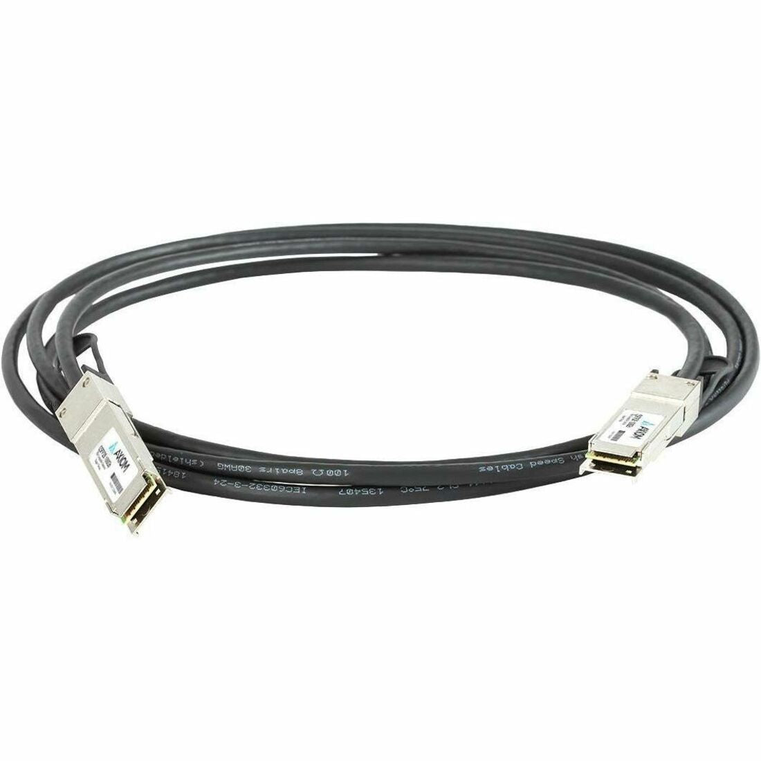 Axiom 200GBASE-CR4 QSFP56 Passive DAC Cable Mellanox Compatible 0.5m - MCP1650-V00AE30-AX