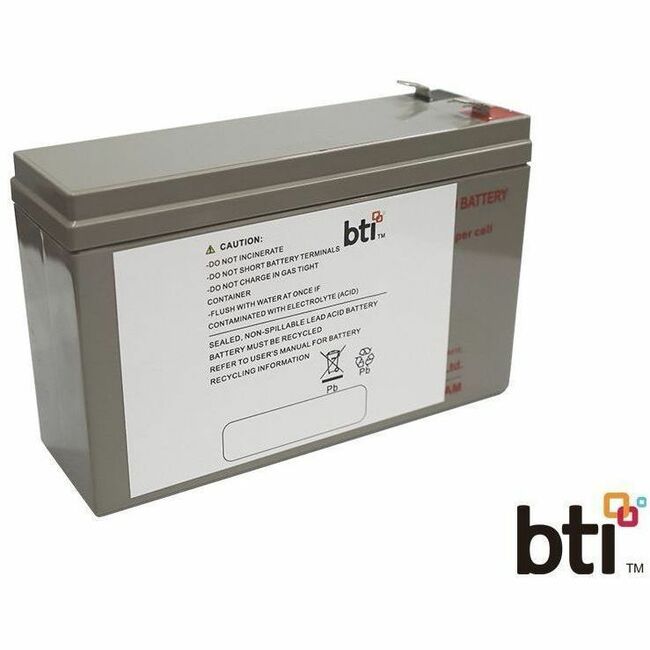 BTI APCRBC154-SLA154 SEALED LEAD ACID BATTERY FOR APC RBC154 - 2yr Warranty - BACK-UPS BE600M1, BACK-UPS BE600M1-LM, BACK-UPS BE670M1, BACK-UPS BN650M1, BACK-UPS BN650M1-CA - APCRBC154-SLA154