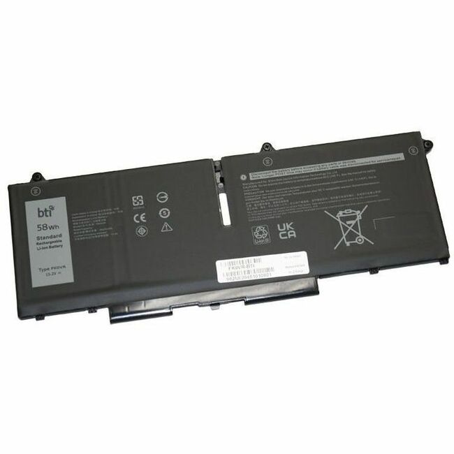 BTI FK0VR-BTI 15.2V 58WHR LI-ION BATTERY 07KRV, 08P81K, 0PX0GF, 0Y86WG, 8P81K, CN-08P81K, CN-0PX0GF, CN-Y86WG, FK0VR, H4PVC, PX0GF, Y86WG - FK0VR-BTI
