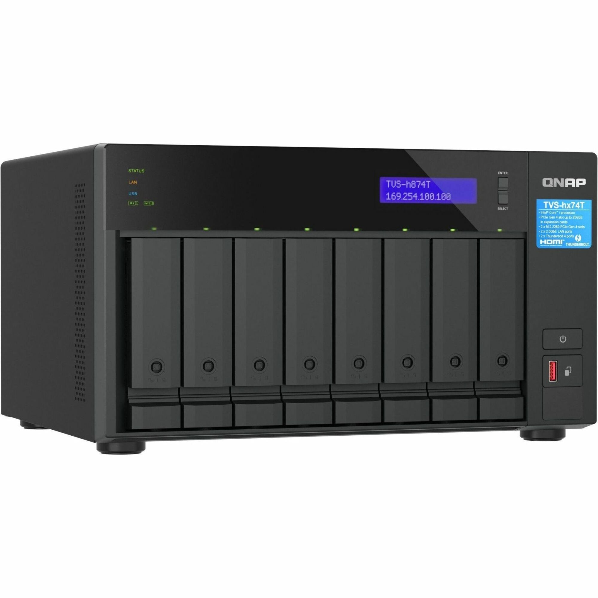 QNAP TVS-h874T-i7-32G NAS Storage System - TVS-H874T-I7-32G-US