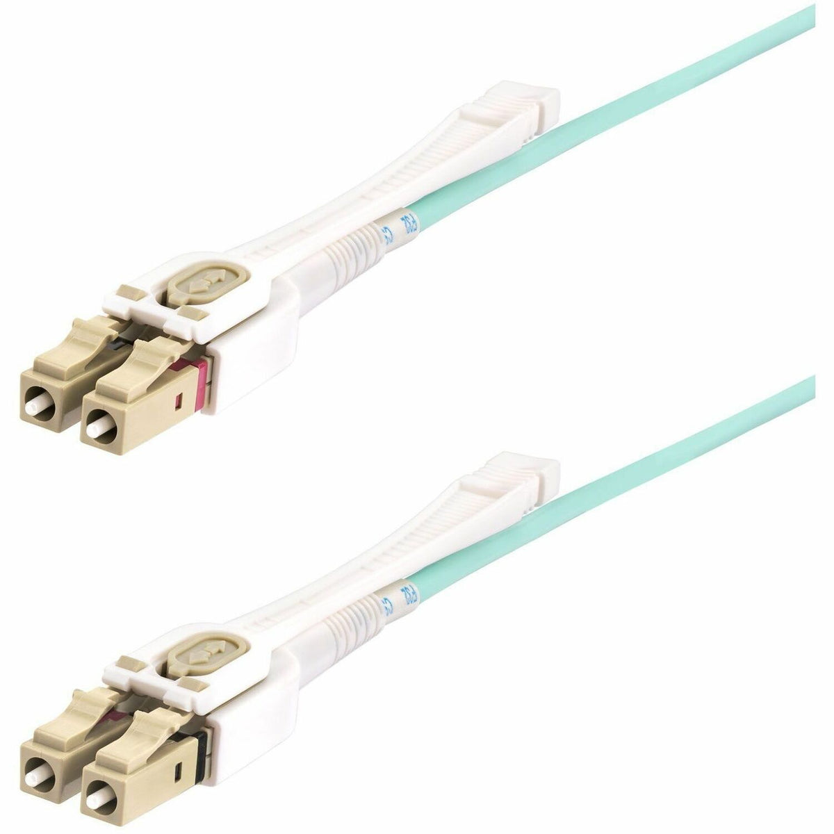 StarTech.com 8m (26.2ft) LC (UPC) OM4 Multimode Fiber Optic Cable w/Push Pull Tabs, 50/125&micro;m, 100G, Low Insertion Loss, LSZH Jumper Cord - 450FBLCLC8PP