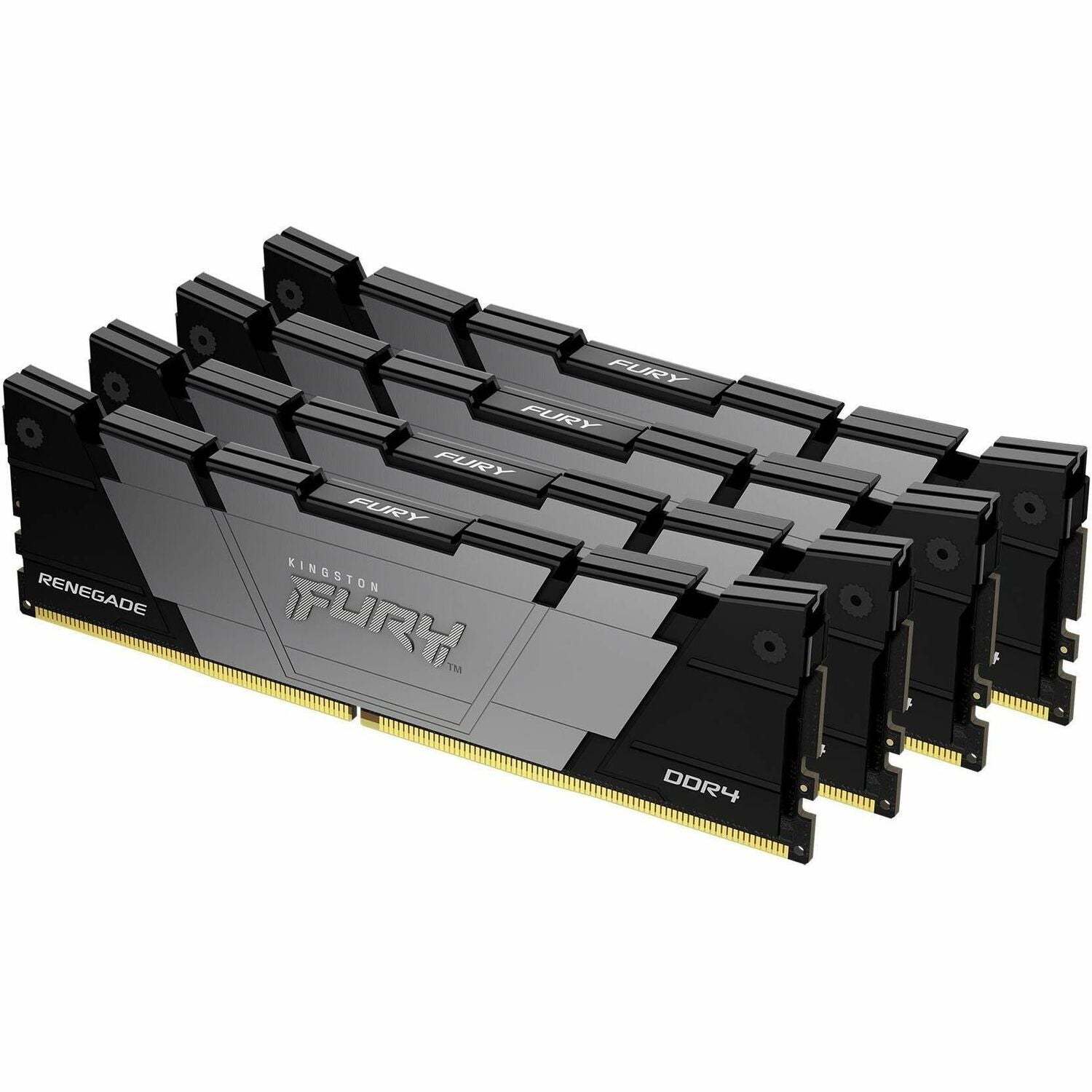 Kingston FURY Renegade 64GB (4 x 16GB) DDR4 SDRAM Memory Kit - KF432C16RB12K4/64