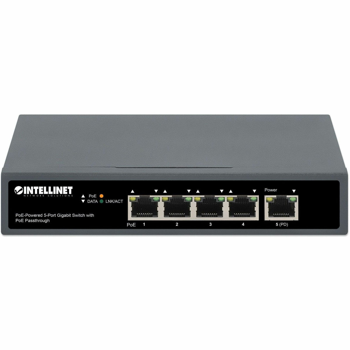 Intellinet PoE-Powered 5-Port Gigabit Switch With PoE Passthrough - 561808