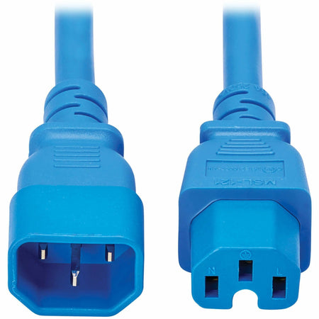 Tripp Lite by Eaton series Power Cord C14 to C15 - Heavy-Duty, 15A, 250V, 14 AWG, 10 ft. (3.1 m), Blue - P018-010-ABL