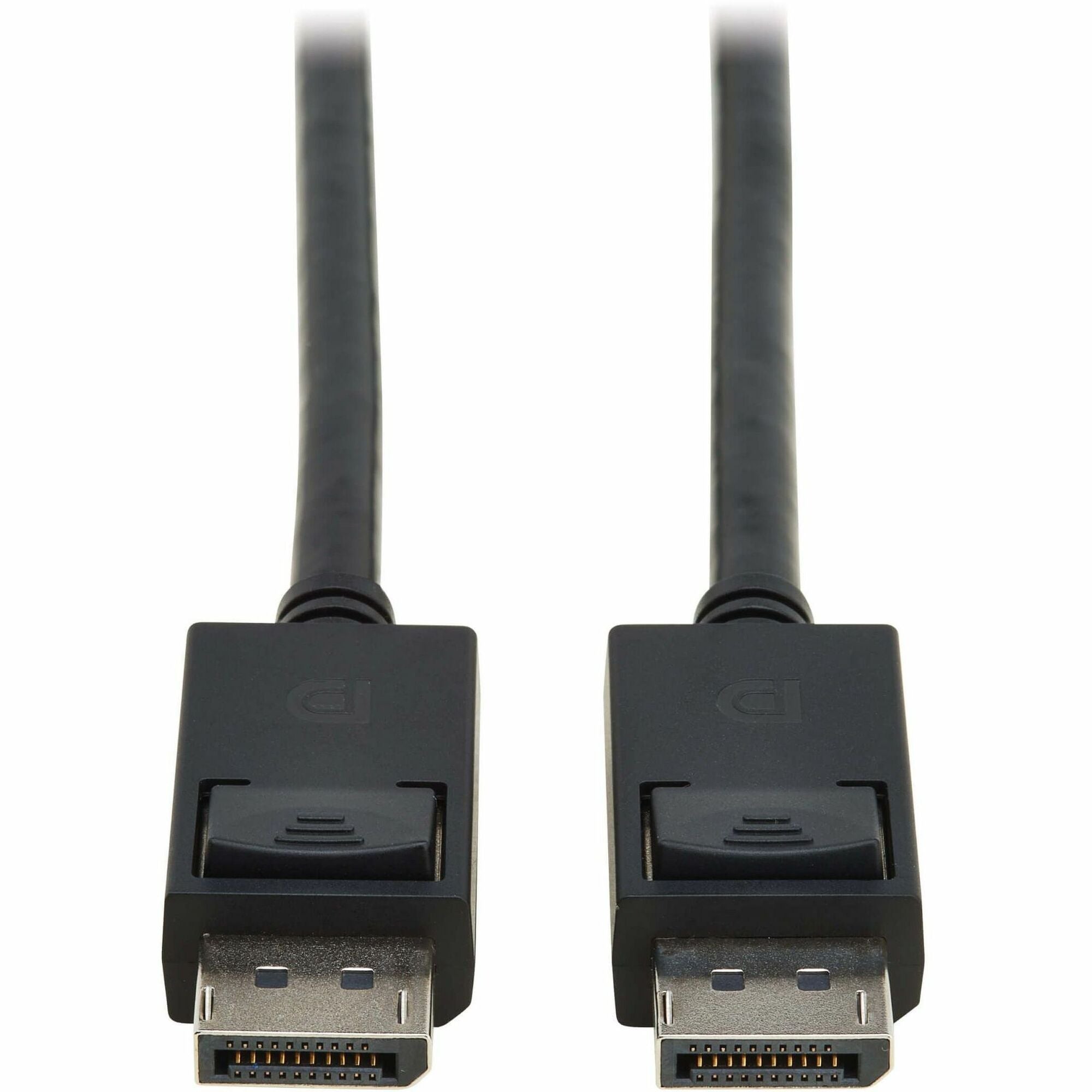 Eaton Tripp Lite Series DisplayPort 2.1 Cable with Latching Connectors (M/M), 8K 60 Hz, 40 Gbps, HDR, HBR3, MST, 4:4:4, HDCP 2.2, Black, 3 ft. (0.9 m) - P580-003-8K6-2
