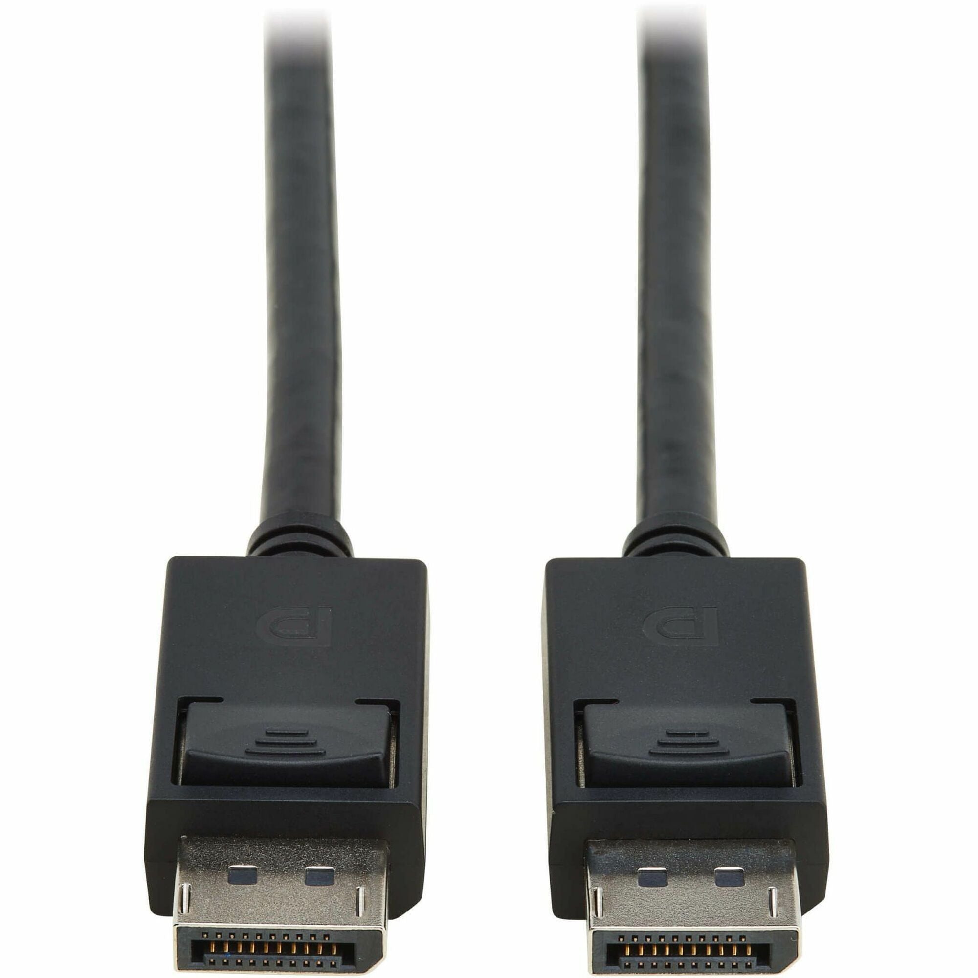 Tripp Lite by Eaton series DisplayPort 2.1 Cable with Latching Connectors (M/M), 8K 60 Hz, 40 Gbps, HDR, HBR3, MST, 4:4:4, HDCP 2.2, Black, 6 ft. (1.8 m) - P5800068K62