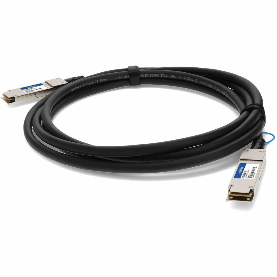 AddOn Intel&reg; 100CQQH2615 Compatible TAA Compliant 100GBase-CU QSFP28 to QSFP28 Direct Attach Cable (Passive Twinax, 1.5m) - 100CQQH2615-AO