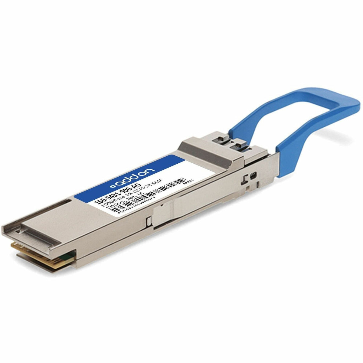 AddOn Ciena&reg; 160-9431-900 Compatible TAA 100GBase-FR QSFP28 Transceiver (SMF, 1310nm, 2km, LC) - 160-9431-900-AO