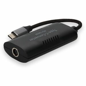 AddOn Dell 470-ACFH Compatible Black 7.4 mm x 5.0 mm to USB-C Power Adapter Tip - 470-ACFH-AA