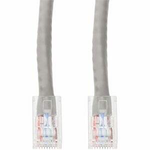 AddOn 100ft Gray CAT 6 PVC Ethernet Cable Non-Booted RJ-45 M/M - ADD-100FCAT6NB-GY