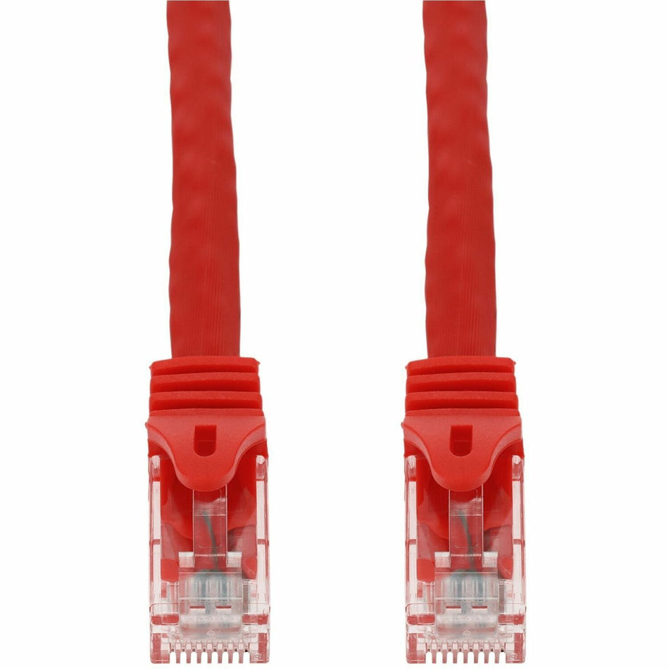 AddOn 10ft Red CAT 6A PVC Ethernet Cable Snagless Easy Boot RJ-45 M/M - ADD-10FCAT6ASN-RD