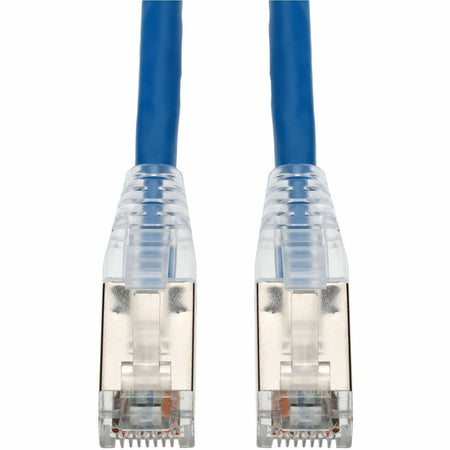 AddOn 160ft Blue CAT 6A Shielded PVC Ethernet Cable Snagless Easy Clear Boot RJ-45 M/M - ADD-160FCAT6AS-BE