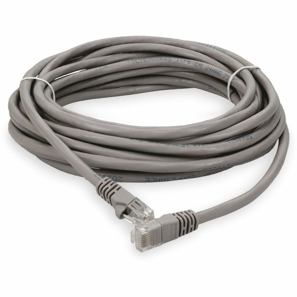 AddOn 16ft RJ-45 (Male) to RJ-45 (Male) Straight Gray Cat6 UTP PVC Copper Patch Cable - ADD-16FCAT6-GY